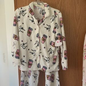 Pajama Set - Caffeine Queen Fits like a Medium